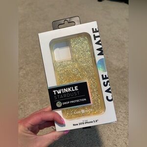 Case-Mate Gold Glitter iPhone Case Twinkle New in Box